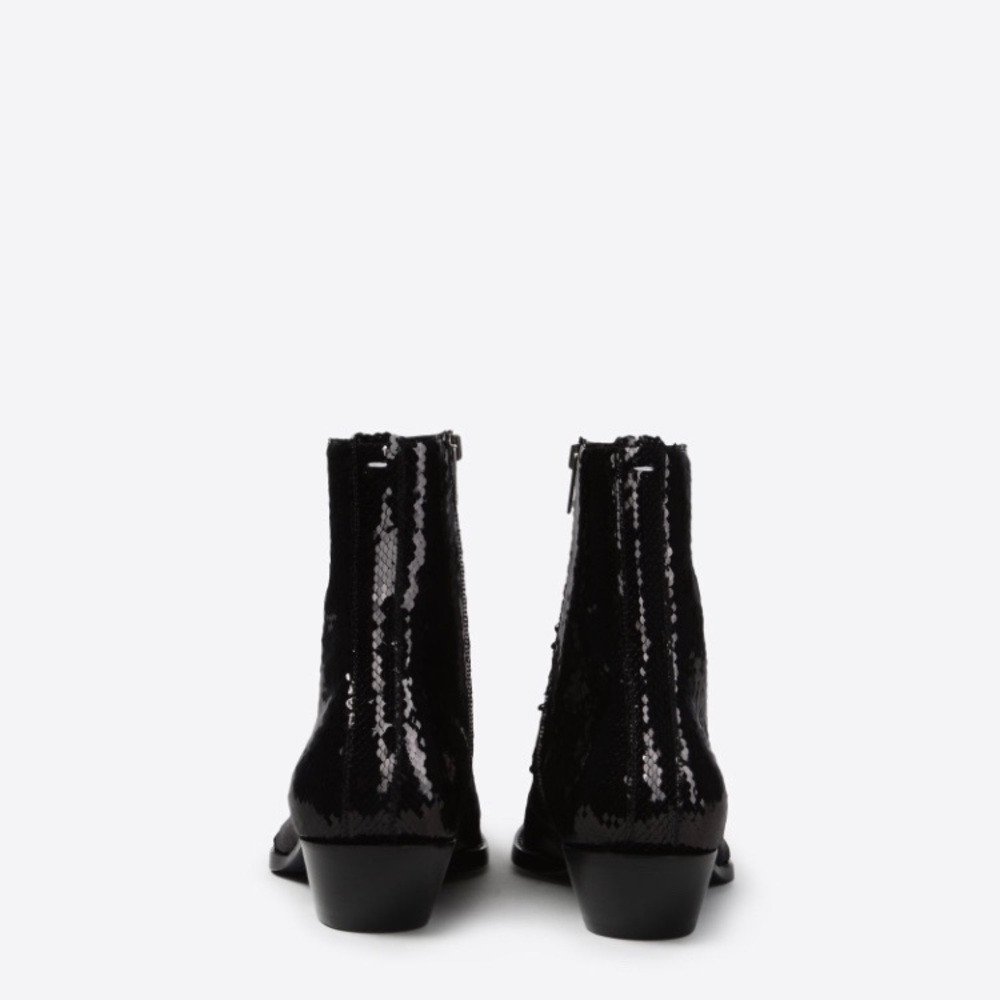Martin Maison Margiela Sequin cowboy boots. Size USA 41 IT. $1195 - Picture 5 of 14